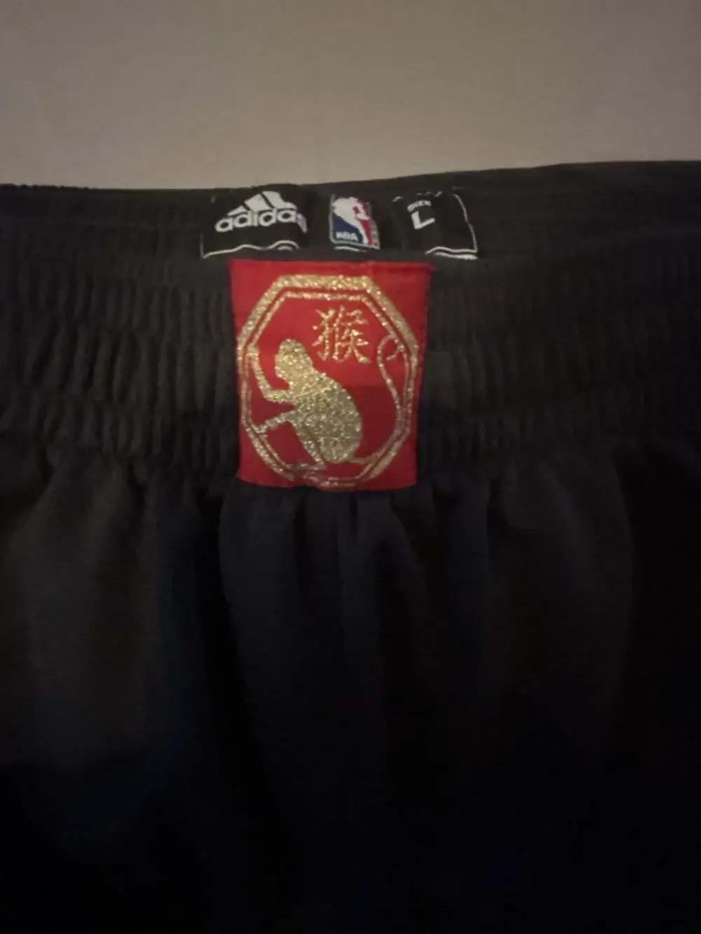 Adidas Golden State Warriors Chinese New Year 2015 NBA Swingman Shorts